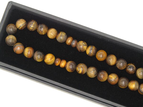 33 Bead Stress Relief Fidget Worry Prayer Beads Tasbih 8mm Tiger Eye Gemstone Beads - Image 2