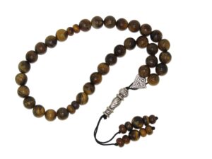 33 Bead Worry Beads 8mm Tiger Eye